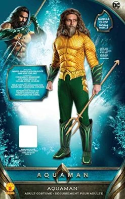 Rubie's Official DC Comics Aquaman The Movie, Mens Deluxe Super Hero Costume -Rubie's Shop 51Aqe9FARtL 1