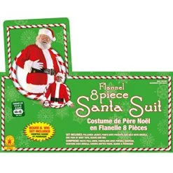 Rubie's Official Flannelette Santa Suit Fancy Dress Costume -Rubie's Shop 51CHI4sacML