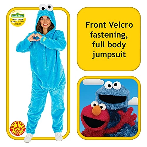 Rubies Official Sesame Street Adult Cookie Monster Costume 6 Rubies Official Sesame Street Adult Cookie Monster Costume - Image 4