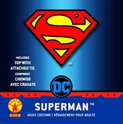 Rubie's Official DC Comics Superman Photo Real Costume Top, Adult Superhero Fancy Dress -Rubie's Shop 51CrCF8PZL