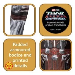 Rubies Official Marvel Thor: Love And Thunder Mighty Thor Deluxe Child Costume, Kids Fancy Dress 9 Rubies Official Marvel Thor: Love And Thunder Mighty Thor Deluxe Child Costume, Kids Fancy Dress -Rubie's Shop 51DFHNZdRL