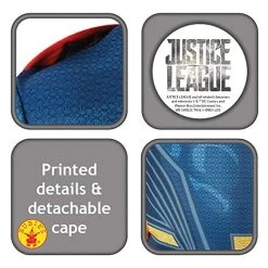Rubie's Official DC Justice League Superman Kids Costume, Super Hero Fancy Dress -Rubie's Shop 51ETchm jKL 1