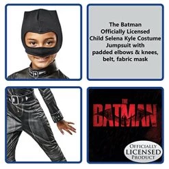 Rubie's Unisex Kids Girl's Dc - The Batman Selina Kyle Costume Batman Movie Selina Kyle Kids -Rubie's Shop 51ElL7mYSLL