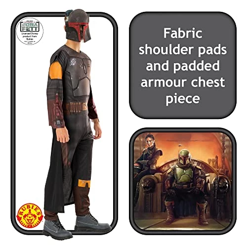 Rubie's Official Star Wars Book Of Boba Fett - Boba Fett Costume, Adult Fancy Dress 5 Rubie's Official Star Wars Book Of Boba Fett - Boba Fett Costume, Adult Fancy Dress - Image 3