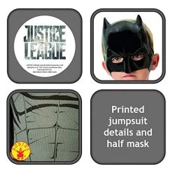 Rubie's Official DC Justice League Batman Classic Kids Costume, Super Hero Fancy Dress -Rubie's Shop 51GEklunOZL