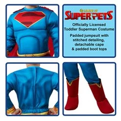 Rubie's Official DC League Of Super-Pets Superman Toddler Costume, Kids Fancy Dress, Age 3-4 Years -Rubie's Shop 51Gc3OwkWLL
