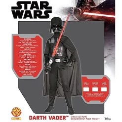 Rubie's Official Disney Star Wars Darth Vader Classic Child Costume, Kids Fancy Dress -Rubie's Shop 51H 1oXW8PL