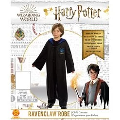 Rubies Official Harry Potter Ravenclaw Child Robe, Kids Fancy Dress 10 Rubies Official Harry Potter Ravenclaw Child Robe, Kids Fancy Dress -Rubie's Shop 51J1L50CC0L