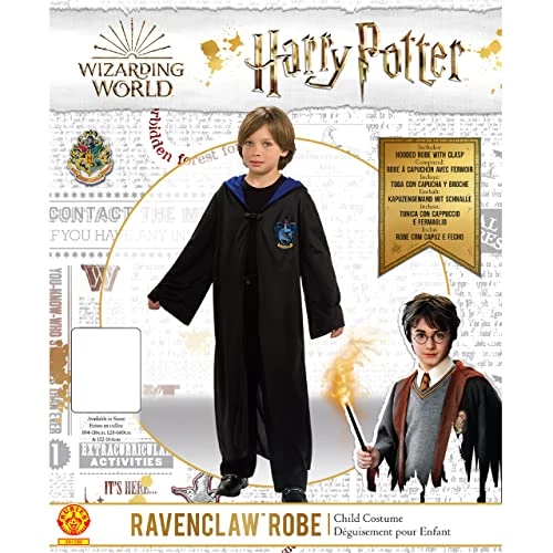 Rubies Official Harry Potter Ravenclaw Child Robe, Kids Fancy Dress 6 Rubies Official Harry Potter Ravenclaw Child Robe, Kids Fancy Dress - Image 4
