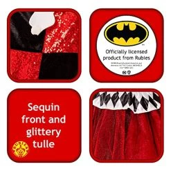 Super Villains Harley Quinn Girl's Costume 11 Super Villains Harley Quinn Girl's Costume -Rubie's Shop 51JZiUxDExL