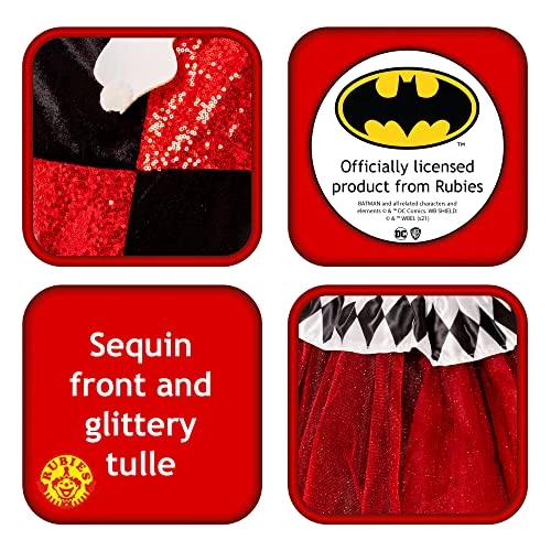 Super Villains Harley Quinn Girl's Costume 5 Super Villains Harley Quinn Girl's Costume - Image 3