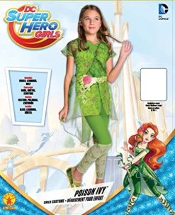 Rubie's Official DC Super Hero Girl's Deluxe Poison Ivy Costume - Small, Green -Rubie's Shop 51JtKcnXVjL
