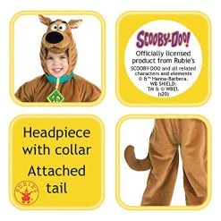 Rubie's Official Warner Bros Scooby-Doo, Deluxe Child Dog Cartoon Costume -Rubie's Shop 51L0m3k3aqL 1