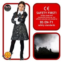 Rubie's Official Addams Family Wednesday Addams Child Costume -Rubie's Shop 51M16Lil0JL 1