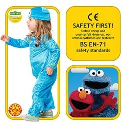 Rubies Official Sesame Street Baby Cookie Monster Costume, Baby Fancy Dress -Rubie's Shop 51MaGgFUlvL 1
