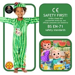 Rubie's Official Moonbug Entertainment, CoComelon Romper Child Costume, Kids Fancy Dress -Rubie's Shop 51NldtbQ5nL