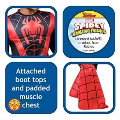 Rubies Official Marvel Spidey And His Amazing Friends Spinn Deluxe Toddler Costume -Rubie's Shop 51OsuwbnWdL