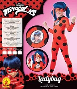 Rubie's Official Miraculous Ladybug Deluxe Child's Costume With Eye Mask -Rubie's Shop 51PCiq2f5UL 2