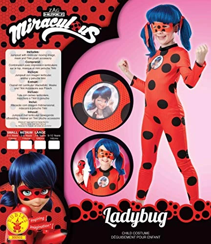Rubie's Official Miraculous Ladybug Deluxe Child's Costume With Eye Mask 6 Rubie's Official Miraculous Ladybug Deluxe Child's Costume With Eye Mask - Image 4