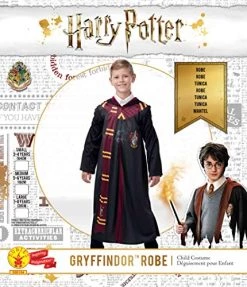 Rubie's Official Harry Potter Gryffindor Printed Classic Robe, Childs Costume 12 Rubie's Official Harry Potter Gryffindor Printed Classic Robe, Childs Costume -Rubie's Shop 51Pocvi sUL