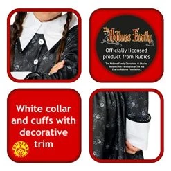 Rubie's Official Addams Family Wednesday Addams Child Costume -Rubie's Shop 51QErs3y6WL
