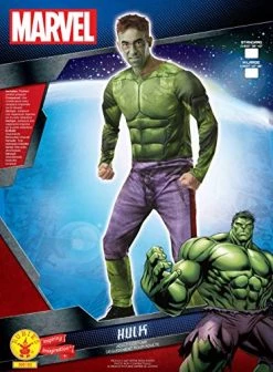 Rubie's Official Marvel Avengers Hulk Deluxe Adult Costume, Superhero Fancy Dress -Rubie's Shop 51QMuzaB6L