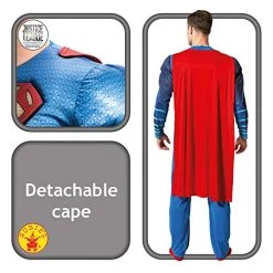 Rubie's Official DC Warner Bros Justice League Superman Costume, Adult Superhero Fancy Dress -Rubie's Shop 51QWSlegy6L