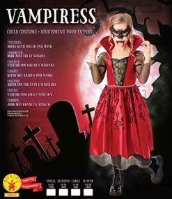 Rubie's Official Vampiress, Childs Halloween Costume 10 Rubie's Official Vampiress, Childs Halloween Costume -Rubie's Shop 51QqTCzAleL 3