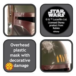 Star Wars BOBBA FETT DELUXE HELMET -Rubie's Shop 51RPJqXffhL