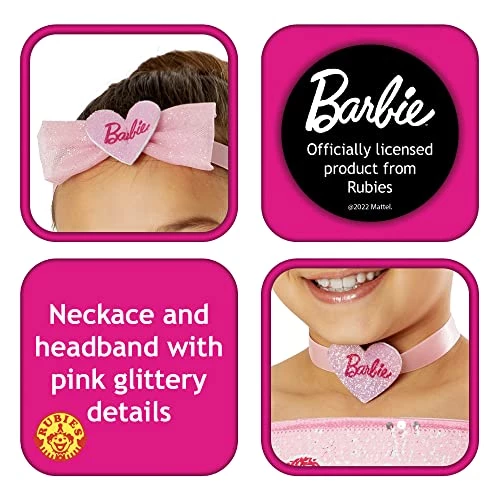 Rubies Official Barbie Ballerina Child Dress, Kids Fancy Dress 6 Rubies Official Barbie Ballerina Child Dress, Kids Fancy Dress - Image 4