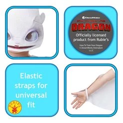 Rubie's Official How To Train Your Dragon - Light Fury Dragon, Childs Wings And Mask Set, One Size 3-8 Years 9 Rubie's Official How To Train Your Dragon - Light Fury Dragon, Childs Wings And Mask Set, One Size 3-8 Years -Rubie's Shop 51TICq4BVTL