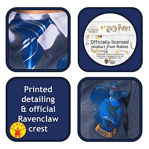 Rubie's Official Harry Potter Ravenclaw Costume Top, Ladies Size Large 5 Rubie's Official Harry Potter Ravenclaw Costume Top, Ladies Size Large - Image 3