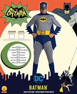 Rubie's Official DC Comic Batman 1966 Version, Super Hero Adult Costume -Rubie's Shop 51VL871JVML