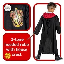 Rubie's Official Harry Potter Pack Gryffindor Robe, Wand And Glasses Child's Costume - One Size -Rubie's Shop 51VYEHop0SL