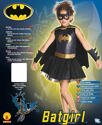 Rubie's Official DC Comics Batgirl Black Tutu Costume, Childs Fancy Dress Super Hero 5 Rubie's Official DC Comics Batgirl Black Tutu Costume, Childs Fancy Dress Super Hero - Image 3