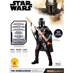 Rubie's Official Disney Star Wars The Mandalorian Kids Costume, Kids Fancy Dress: -Rubie's Shop 51VfMB0sIHL