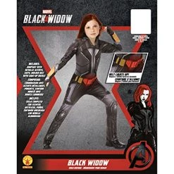 Rubie's Official Marvel Black Widow Movie Costume, Childs Superhero Kids Fancy Dress -Rubie's Shop 51WGE eEcS 2