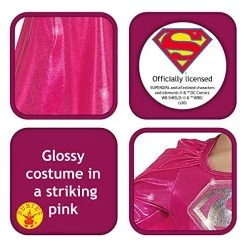 Rubie's Official DC Comics Supergirl Pink Girls Costume, Kids Fancy Dress Super Hero 8 Rubie's Official DC Comics Supergirl Pink Girls Costume, Kids Fancy Dress Super Hero -Rubie's Shop 51Wc9TG9vDL