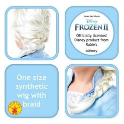 Rubie's Official Disney Frozen 2, Elsa Wig, Childs Fancy Dress Accessory, One Size -Rubie's Shop 51X2Dwt0FtL