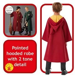 Rubie's Official Harry Potter Quidditch Robe Childs Costume 9 Rubie's Official Harry Potter Quidditch Robe Childs Costume -Rubie's Shop 51XNX7XxnBL 1