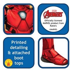 Rubie's Official Marvel Avengers Iron Man Classic Childs Costume, Kids Superhero Fancy Dress 9 Rubie's Official Marvel Avengers Iron Man Classic Childs Costume, Kids Superhero Fancy Dress -Rubie's Shop 51XUsbBZqmL