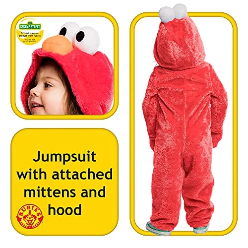 Rubies Official Sesame Street Toddler Elmo Costume, Kids Fancy Dress 4 Rubies Official Sesame Street Toddler Elmo Costume, Kids Fancy Dress - Image 2