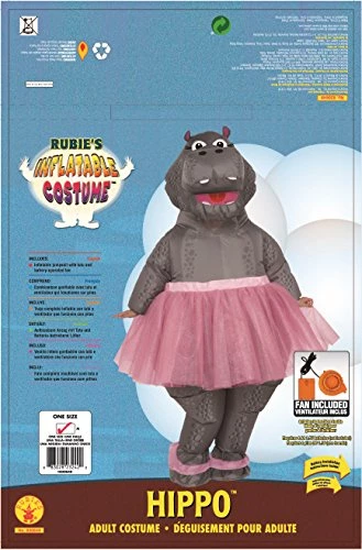 Rubie's Costume Co - Hippo Inflatable Adult Costume 5 Rubie's Costume Co - Hippo Inflatable Adult Costume - Image 3