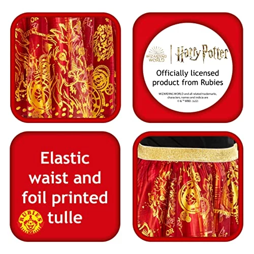 Rubies Official Harry Potter Gryffindor Child Tutu, Kids Fancy Dress, One Size Age 7-10 Years 6 Rubies Official Harry Potter Gryffindor Child Tutu, Kids Fancy Dress, One Size Age 7-10 Years - Image 4
