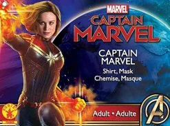 Rubie's Official Marvel, Captain Marvel Top And Headpiece Kit, Adult Superhero Fancy Dress 10 Rubie's Official Marvel, Captain Marvel Top And Headpiece Kit, Adult Superhero Fancy Dress -Rubie's Shop 51Z wOR8V6L