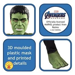 Rubie's Official Marvel Avengers Endgame Hulk Classic Childs Costume, Kids Superhero Fancy Dress 9 Rubie's Official Marvel Avengers Endgame Hulk Classic Childs Costume, Kids Superhero Fancy Dress -Rubie's Shop 51ZZCW2A1US