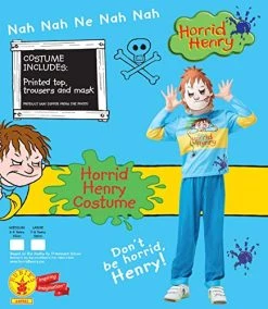 Rubie's Official Horrid Henry Childs Costume, Kids Book Week Fancy Dress 9 Rubie's Official Horrid Henry Childs Costume, Kids Book Week Fancy Dress -Rubie's Shop 51ZZTY7U VL