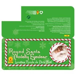 Rubie's Official Santa Glasses Round Father Christmas, Adult Costume - One Size -Rubie's Shop 51a2EVqPmjL