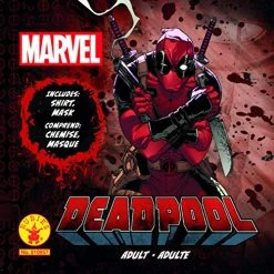 Rubie's Official Marvel Deadpool Top Costume, Adult Superhero Fancy Dress -Rubie's Shop 51ae7Ng9ocL