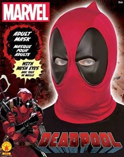 Rubie's Official Disney Marvel Deadpool Mask Deluxe, Super Hero Costume Accessory, One Size -Rubie's Shop 51ahM5Lu9 L